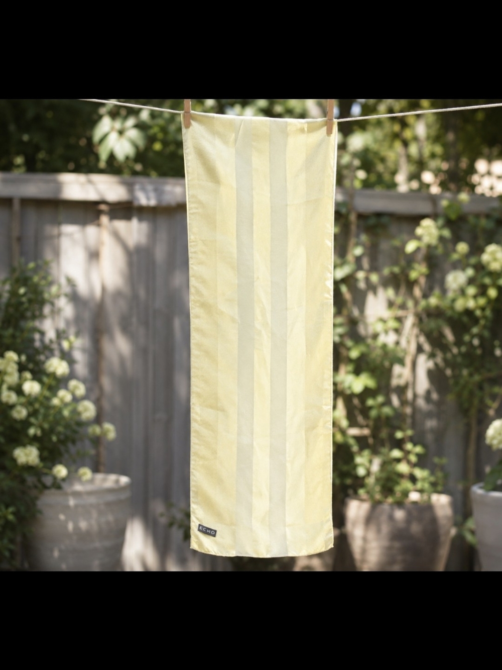 Echo Butter Yellow Scarf with Subtle Sheen 100% Silk Handrolled So Many Uses
